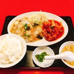 蓬莱閣 - 中華定食（800円）