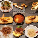 PANKOYA - 串カツランチセット   串カツ6串&お惣菜サラダ