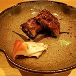天ぷら たけうち - 筑後川海鰻、北海道北寄貝