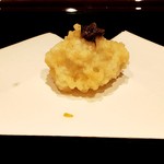 天ぷら たけうち - 山口産鱧、鰹梅で