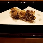 天ぷら たけうち - 山形産天然舞茸
