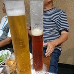 HUB - タワービールもすぐに無くなる～(*_*)