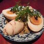 ハタケマメヒコ飯店 - 茶葉蛋（たまご）