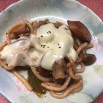 おしどり食堂 - サービス品⁈チーズスパ