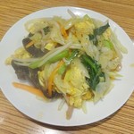 山東厨房 - 豚肉とキクラゲ、玉子炒め