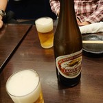 大阪 もつ鍋 PLay - 俺とクロちゃんで飲んだ瓶ビール
