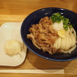 讃岐立食いうどん きりん屋 - 和牛肉ぶっかけ ＆ 半熟卵天