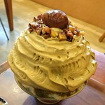 つばめ氷菓店 - 和栗ほうじ茶エスプーマ