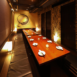 All seats are private rooms for 2 to 50 people♪