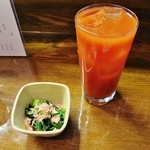 うち田 - トマトハイとお通し