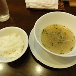 中国麺飯 勇 - 山葵とご飯