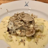 au deco - 平目のムニエルとポワローのフォンデュ 秋のトリュフ