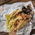 ロックンロール ブリトー - 黒豆にチーズにハラペーニョ…　食べかけで毎度すみません