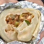 ロックンロール ブリトー - 齧る前に撮るの忘れたー　(｡-_-｡)