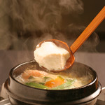 White sundubu jjigae (with rice)