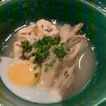 あま木 - 白子　舞茸　うずらの卵