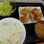 グランドキッチン池袋 - （2012/1月）「鶏から揚げユーリンチー（油淋鶏）ソースがけ定食」