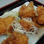 グランドキッチン池袋 - （2012/1月）「鶏から揚げユーリンチー（油淋鶏）ソースがけ定食」の鶏から