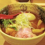 焼きあご塩らー麺 たかはし - 味玉付き焼きあご塩ラーメン