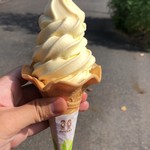 沙羅の木 茶屋 - 津和野産ゆず ソフトクリーム（３００円）