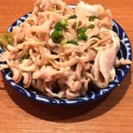 屋台酒場 肉のおかげ - 博多酢モツ ¥330