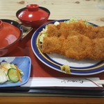 竹葉亭 - 2019 8月1日　串カツ定食