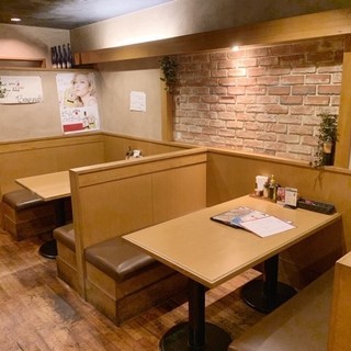 Enjoy your meal in a relaxed atmosphere♪