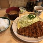 丸一 - ロースカツ定食1400円