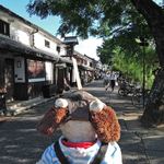 町家喫茶 三宅商店 - 倉敷市では早い時期から街並みを保存する景観保護の精神が起こっていて、それで美観地区景観条例を制定したそうです。このエリアは「倉敷美観地区」と呼ばれてるんだよ。