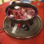 和田金 - 菊炭(樹種:クヌギ)らしく香り高い。