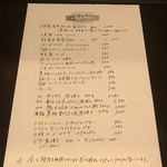 BARU 竹末 - 日替わりメニュー