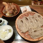 ぼっち - '19/10/16 ざるそば＆海老付き野菜天丼（税込1,300円）