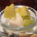 ルール ブルー - 熊本産のメロン かぼすシャーベット