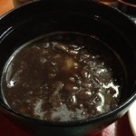 手打ちそば　不老庵 - 蕎麦がき善哉