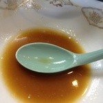 ラーメン ふくや - スープちょこっとお残し