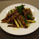 台南担仔麺 - 拌牛肉絲（ニョウロウスー）
