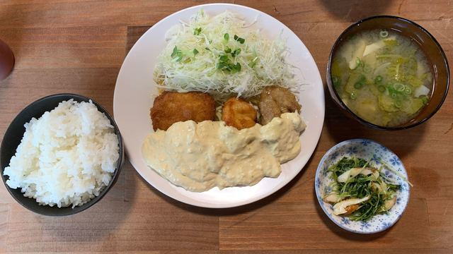 あけみちゃん家のチキン南蛮 加納 定食 食堂 食べログ