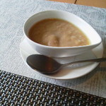 ビストロ セレニテ - 白ごまと茸のドレッシング　茸の香りが嬉しいです。