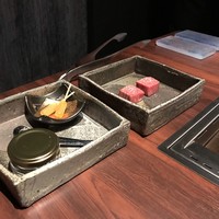 USHIMITSU NISHIAZABU - シャトーブリアン×キャビアの準備～♪