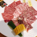 縁 - 黒毛和牛3種盛り꙳★*ﾟ٩( 'ω' و)