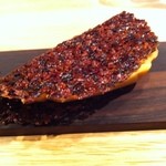 カカオのチュイルで包んだ冷製フォアグラ(2012.2)