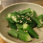 海の日  - 野菜の昆布締め(おくら)