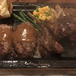 ハングリータイガー - オリジナルハンバーグと骨付きラム　3,450円