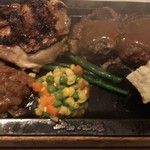 ハングリータイガー - オリジナルハンバーグとグリルチキン　2,530円