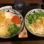 丸亀製麺 - 明太チーズ釜玉並590円＆釜玉並360円、月見祭にて釜玉は無料(2019.9.13)