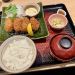 大戸屋 - 広島産かきフライ定食（４個盛り）
