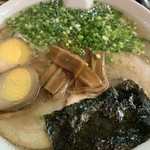 中華そば 髙はし - 焼叉麺 1,050円 + 醤蛋 100円。