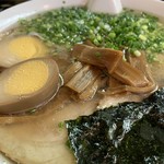 中華そば 髙はし - 焼叉麺 1,050円 + 醤蛋 100円。