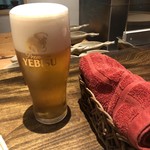 温石 - 最初は生ビール