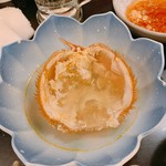 男鹿半島 - 味噌を少し残したところで、甲羅酒